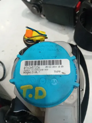 Cinturón Seguridad Trasero Mercedes CLA W117