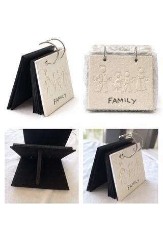 Suporte de fotografias em prata