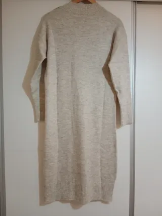 Vestido midi Esmara Talla S Beige