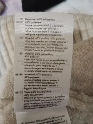 Vestido midi Esmara Talla S Beige