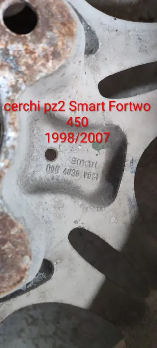 Cerchi Smart Fortwo 450 (98/07) Margherita