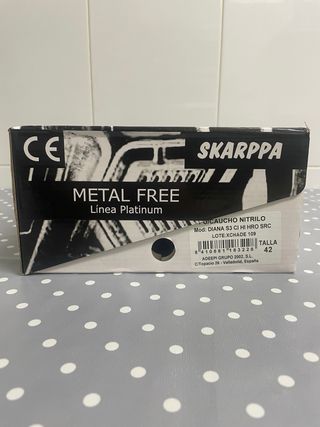 Botas de seguridad SKARPPPA negras y rojas