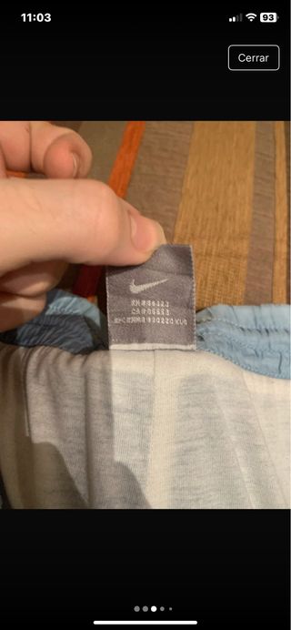 Pantalón Nike ancho azul