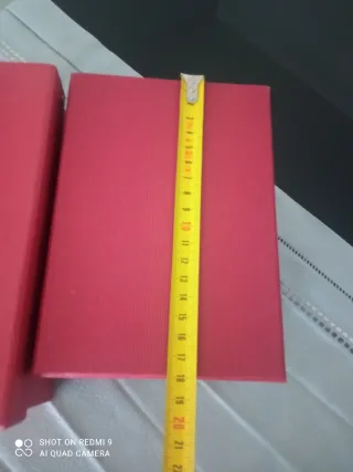 Lote 2 Cajas Burdeos