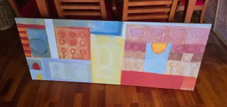 Cuadro Decorativo Multicolor 140x60