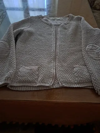 Chaquetita punto Zara Knit bolsillos