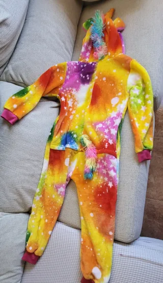 Pijama Unicornio Arcoíris Talla Única