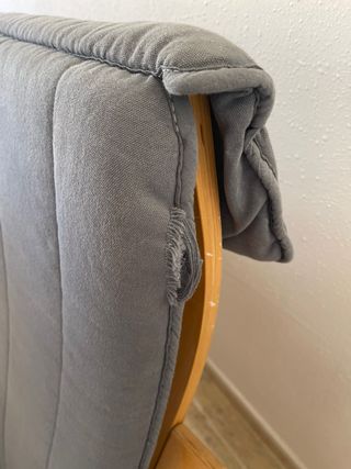 Sillón Ikea Madera azul