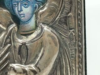 Icono bizantino religioso plata laminada 925 Italy