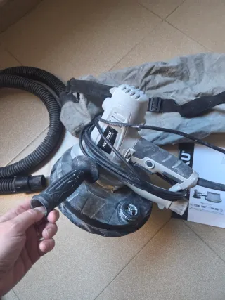 Lijadora de pared con aspiración
