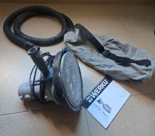 Lijadora de pared con aspiración