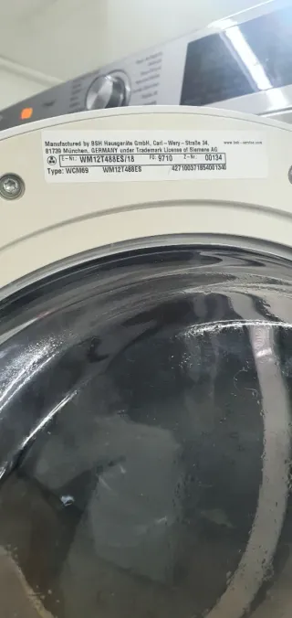 Lavadora Siemens iQdrive 8kg 1500 RPM