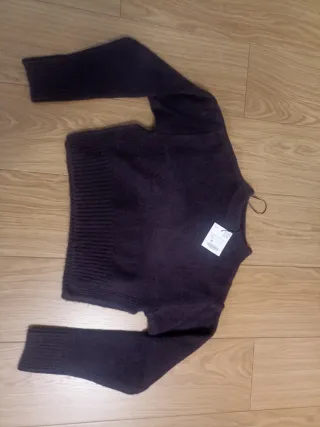 Jersey Zara Morado Talla XS