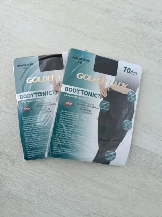 Panty reductor Golden Lady 70 den marrón 4L