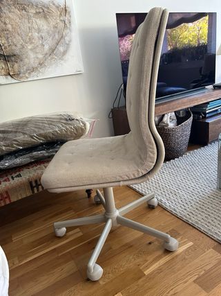 Silla de oficina Ikea beige