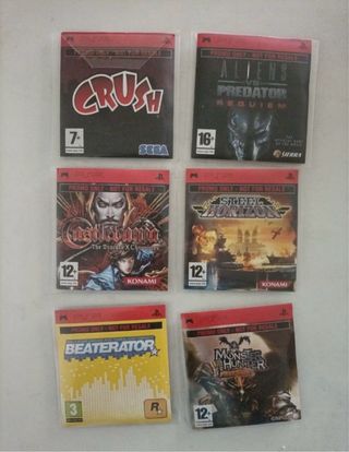Varios Juegos PSP desde 5€