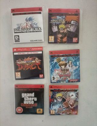 Varios Juegos PSP desde 5€