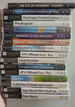 Varios Juegos PSP desde 5€