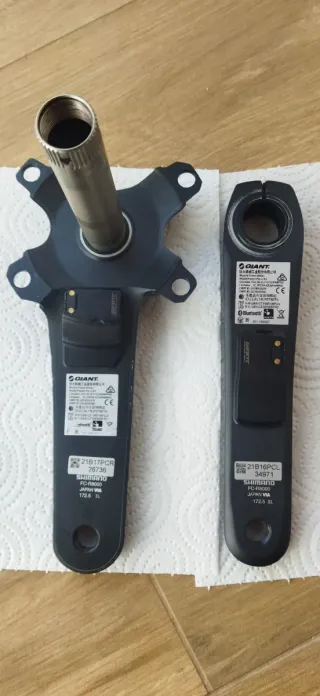 Bielas Ultegra R8000 52/36 con Potenciómetro