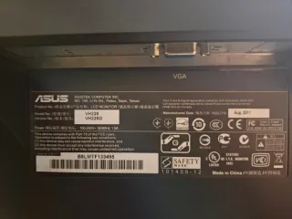 Monitor Asus 21,5 pollici Nero