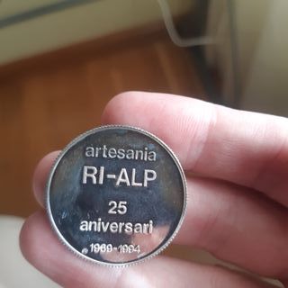 Moneda Medalla Plata 999 Cataluña