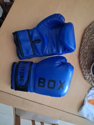 Guantes de Boxeo King Azul, talla pequeña
