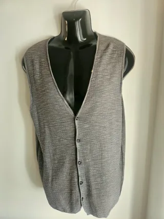 Gilet uomo taglia XL grigio
