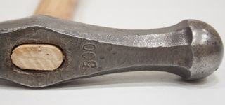 ANTIGUO MARTILLO DE  BOLAS DE CHAPISTA. 500 GRS.