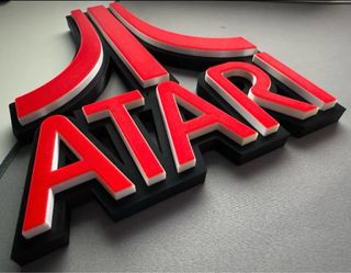 Logo Atari 3D