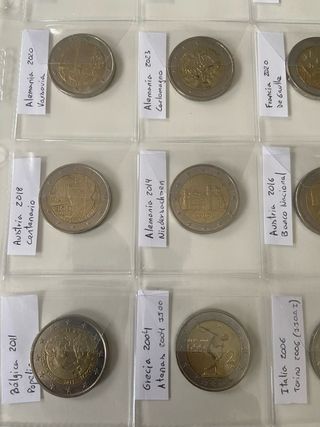 Colección 20 monedas 2€ conmemorativas