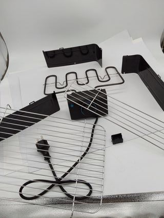 Cecotec Barbacoa eléctrica PerfectSteak 4250 Stand con 2400 W, Parrilla de Acero Inoxidable, Soportes con Gran Superficie, 3 Niv