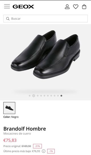 Geox Brandolf Talla 41 Negro