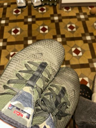 Zapatillas Baloncesto Nike Lebron 16 Verde Camufla