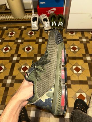 Zapatillas Baloncesto Nike Lebron 16 Verde Camufla