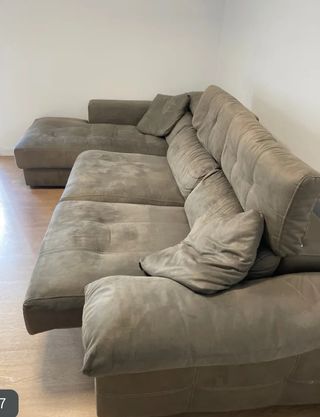 Sofá Chaiselongue Gris
