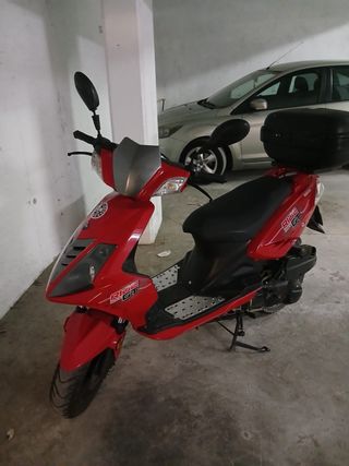 Rider Race GT 125cc Scooter Roja