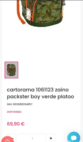 Zaino Packster mimetico