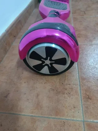 Hoverboard rosa brillante
