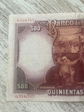 Billete 500 pesetas 1931
