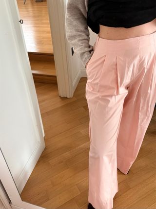 Zara Pantaloni rosa