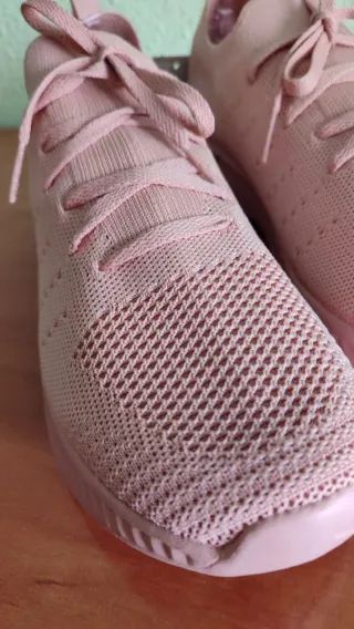 Zapatillas Primark Rosa Tipo Calcetín