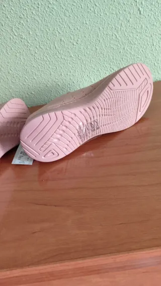 Zapatillas Primark Rosa Tipo Calcetín