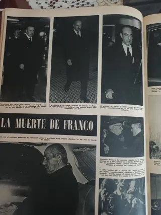 REVISTA ORIGINAL SOBRE LA MUERTE DE FRANCO.