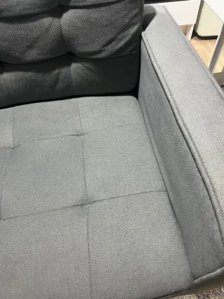 Sofá banco gris Maisons du Monde