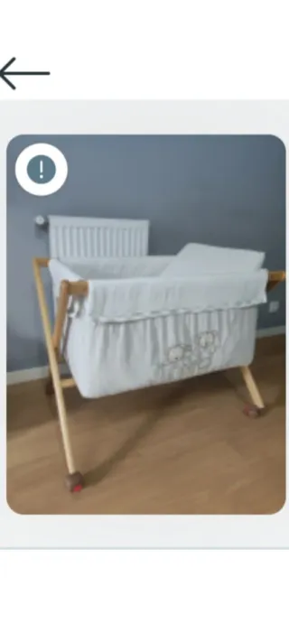 Cuna, minicuna tipo tijera