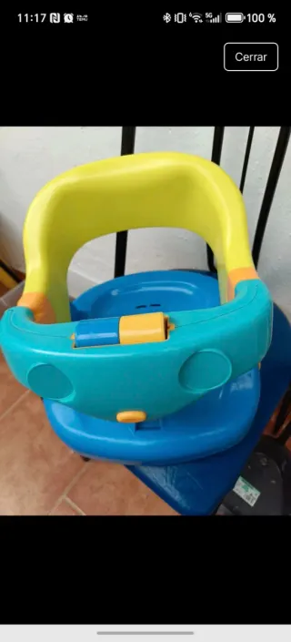 Asiento bañera bebé