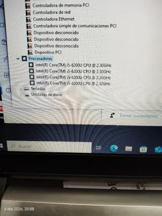 Portátil HP i5 350G3 8GB RAM 500GB HDD