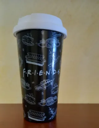 Vaso café reutilizable Friends