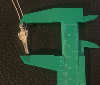 Cadena Veneciana 60cm y Colgante griego Plata 925