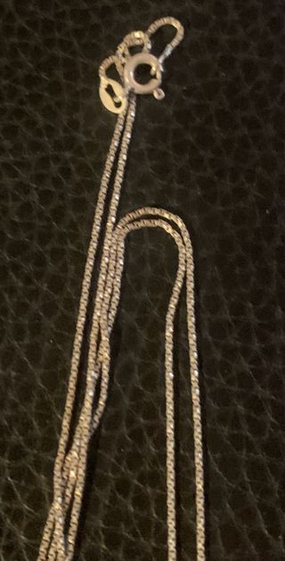 Cadena Veneciana 60cm y Colgante griego Plata 925